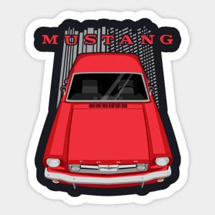 Mustang 1966 - Red Sticker